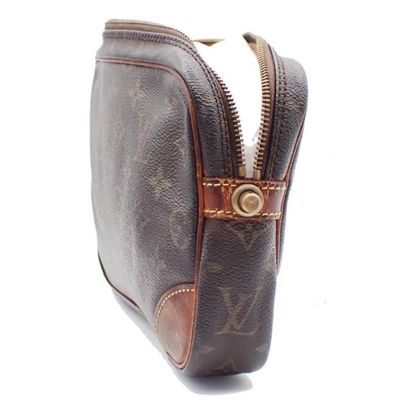 LOUIS VUITTON Marly Dragonne GM Clutch Hand Bag Monogram Brown M51825 08EF458 - Picture 4 of 16